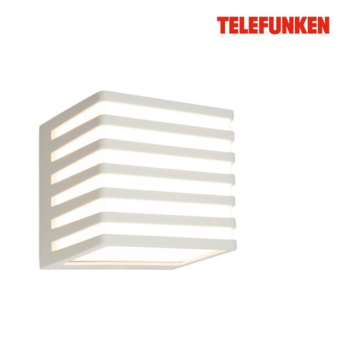 Nástěnná - TF 321904TF TELEFUNKEN LED venkovní nástěnné svítidlo, voděodolné a prachotěsné, kostka, světlešedá - BRILONER - foto 1