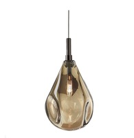 Dekorativní - BOMMA 1/60/95107/B/600LG/135/A/ANT… Závěsné svítidlo Soap mini zlaté / antracit kabel 2,5m bez canopy - BOMMA