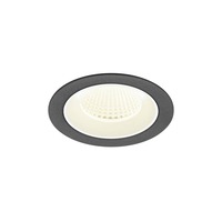 Kruhová - LA 1009635 NUMINOS® M Stropní vestavné svítidlo, 4000 K, 40°, IP20, kulaté, černé / bílé - BIG WHITE (SLV)