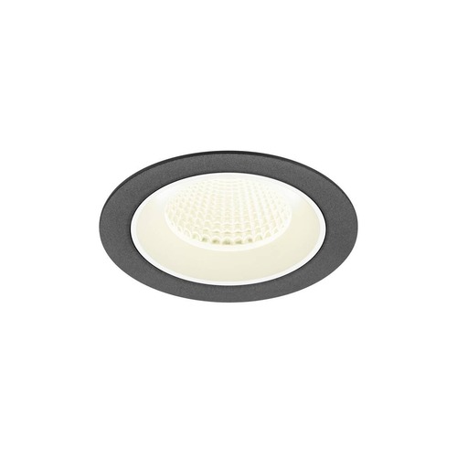 Kruhová - LA 1009635 NUMINOS® M Stropní vestavné svítidlo, 4000 K, 40°, IP20, kulaté, černé / bílé - BIG WHITE (SLV) - foto 1