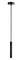 Subtilní - IMPR 342237 Deko-Light závěsné svítidlo, Slim, 5 W, DIM, 2700 K, 220-240V 500 lm tmavě černá RAL 9005