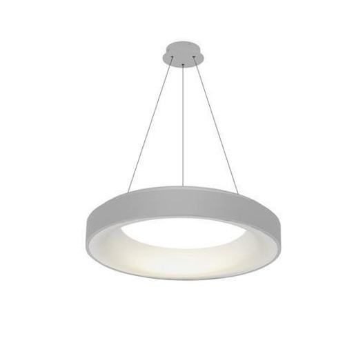 Kruhová - AZZ AZ3438 LED Závěsné svítidlo Azzardo Sovana Pendant 45 CCT grey Dimm AZ3438 40W 2200lm 2700-6500K IP20 45cm stmívatelné šedé - AZZARDO - foto 1