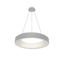 Kruhová - AZZ AZ3438 LED Závěsné svítidlo Azzardo Sovana Pendant 45 CCT grey Dimm AZ3438 40W 2200lm 2700-6500K IP20 45cm stmívatelné šedé - AZZARDO