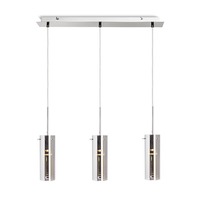 Vícečetná - RED R10528 SANSSOUCI III závěsná chromované sklo 230V GU10 3x50W - RED - DESIGN RENDL