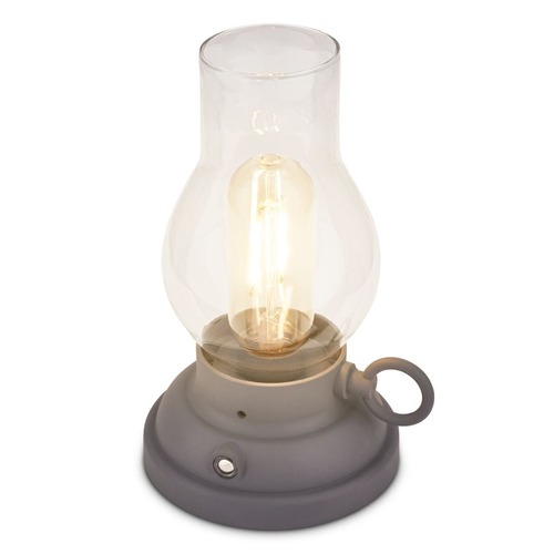 Stolní lampy dekorační - BRILO 7575015 Kanea stolní lampa - 1,5W, 40lm, bezdrátová, LED, stmívatelné, teplá bílá, antracit - BRILO - foto 1