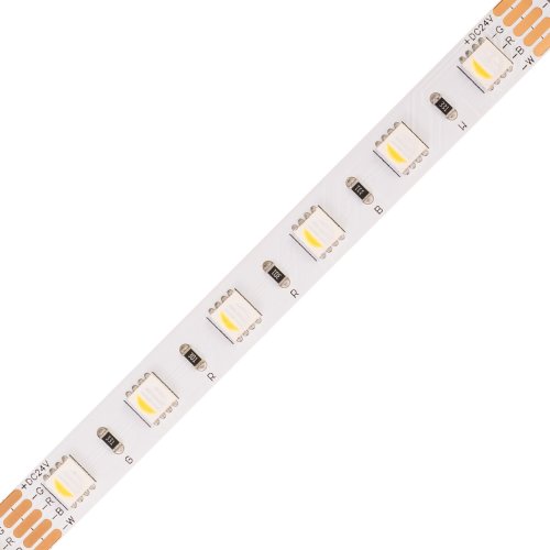 Barevné LED pásky - RGB, RGBW, RGB+CCT - 24V RGBW4v1-DW 19,2W vnitřní LED pásek záruka 3 roky - foto 1