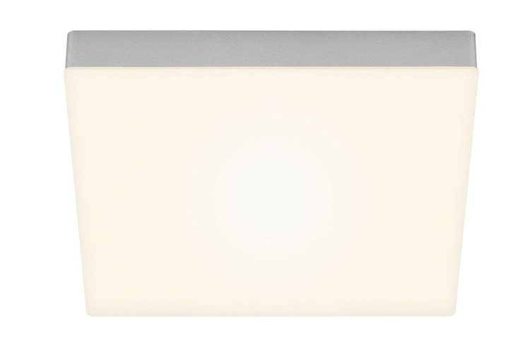 Hranatá - BRI 7071-014 LED stropní svítidlo, 28,7 cm, 21 W, stříbrná - BRILONER - foto 1