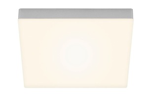 Hranatá - BRI 7071-014 LED stropní svítidlo, 28,7 cm, 21 W, stříbrná - BRILONER