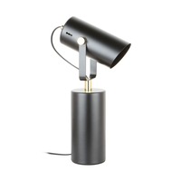 Stolní lampy pracovní - ZUMA 003064-026052 A2058-MBK RESI stolní pracovní lampa matná černá/zlatá - ZUMALINE