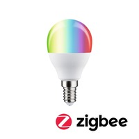 E14 - P 29150 Standard 230V Smart Home Zigbee 3.0 LED kapka E14 5W RGBW+ stmívatelné mat - PAULMANN