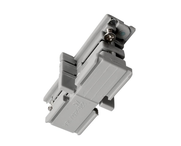 Lišty a příslušenství IVELA - IMPR 710019 Deko-Light kolejnicový systém 3-fázový 230V D Line mechanická spojka šedá RAL 7040 66,4  - LIGHT IMPRESSIONS - foto 1