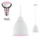 Subtilní - P 5117 Neordic set závěsné svítidlo Hilla + LED reflektor E27 bílá stmívatelné kov / 230V 6,5W 1300K - PAULMANN