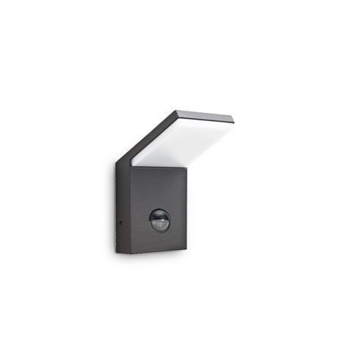 Nástěnná - ILUX 246864 LED Venkovní nástěnné svítidlo Ideal Lux Style AP Sensor Antracite 3000K 246864 9,5W 640lm IP54 antracitové - IDEALLUX - foto 1
