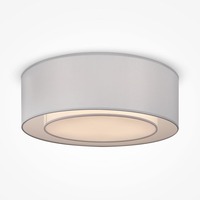 Kruhová - M MOD617CL-04GR Stropní svítidlo Bergamo E27 3x60W bílá/šedá kov/bavlna moderní styl - MAYTONI