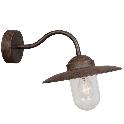 Nástěnná - NOR 22671009 Venkovní nástěnné svítidlo Luxembourg 1x60W E27 rez čirá - NORDLUX - foto 1