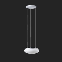 Kruhová - OS ARA71370 ARAKIS LE2 závěsné skleněné svítidlo stříbrná / bílá IP40 3000/4000 K 19W LED DALI (původní kód OS 71370) - OSMONT