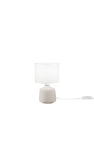 Stolní lampy dekorační - FAN I-BURANO-L-BCO Stolní lampa Burano keramika, bílá, 1xE14, pr. 14 x H 22 cm - FANEUROPE