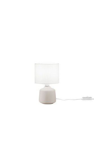 Stolní lampy dekorační - FAN I-BURANO-L-BCO Stolní lampa Burano keramika, bílá, 1xE14, pr. 14 x H 22 cm - FANEUROPE - foto 1
