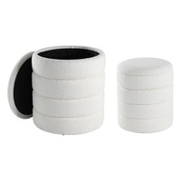 Ostatní - EG 424125 Taburetka 2 velikosti bílá AMPAHAKA 424125 - LIVING