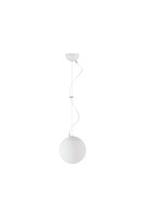 Koule - OS ADR60740 ADRIA L1 závěsné skleněné svítidlo bílá IP40 4000 K 8W LED - OSMONT