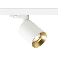 Svítidla - RED R13873 DARIO pro tříokr. lištu bílá česaná mosaz 230V GU10 9W - RED - DESIGN RENDL