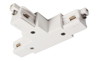 Lišty a příslušenství - IMPR 720022 Deko-Light 1-fázový kolejnicový systém, D One T-spojka, pravé-pravé-levé, 220-240V bílá RAL 9016 121 mm - LIGHT IMPRESSIONS