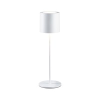 Stolní lampy dekorační - P 76999 Nabíjecí bateriové svítidlo Tuni IP44 2700K bílá mat - PAULMANN