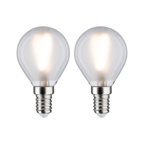E14 - P 28638 LED kapka 3 W E14 mat teplá bílá 2ks-sada - PAULMANN - foto 1