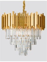 Dekorativní - NV 9181200 Závěsné svítidlo GRANE zlatý kov a křišťál E14 8x5W 230V IP20 bez žárovky - NOVA LUCE