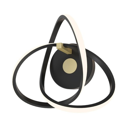 Dekorativní - ZUMA 003064-026711 MB9717-1-3BGN INDIGO nástěnné svítidlo černá-zlatá - ZUMALINE - foto 1