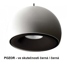 Koule - BPM 20087.01.PN.BK-BK.60.ST.9.30 Závěsné svítidlo ORACLE černé / černé 16W 1442lm 60° 3000K - BPM (starý kód BPM 8099.02.BK-BK.D60.3K)