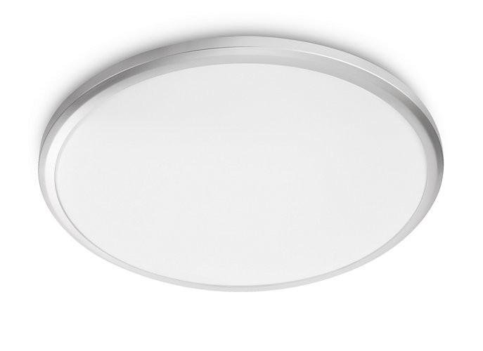 Kruhová - PH 8718699777319 LED Koupelnové stropní a nástěnné svítidlo Philips SPRAY CL260 8718699777319 12W 1200lm 2700K IP44 28,7cm stříbrné - PHILIPS (929002514601) - foto 1