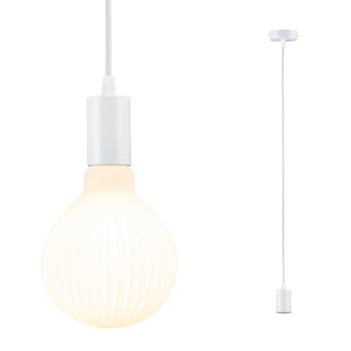 Koupelnová - P 71135 Závěsné svítidlo Ravi IP44 E27 max. 60W bílá mat - PAULMANN - foto 1