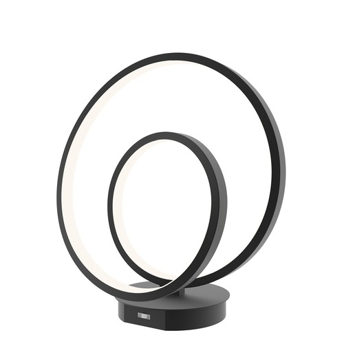 Stolní lampy dekorační - FAN LED-LIEVE-L-NER Stolní lampa LUME LED LIEVE černá 24 W 2340 lm CCT 31,6 x 10 x 18 cm - FANEUROPE - foto 1