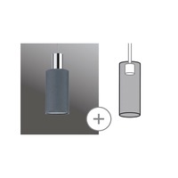 Svítidla - P 95609 URail stínidlo Valerio 2Easy 100mm antracit - PAULMANN