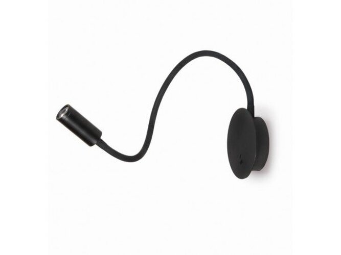 S ramenem - BPM 8106.01.WS.BK-BK.OP.ST.9.30 Nástěnné svítidlo Elena LED černé 3W 269m 3000K - BPM - foto 1