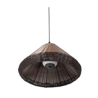 Závěsná - FARO 71579C-07 SAIGON šedá/hnědá, závěsné svítidlo W70 - FARO