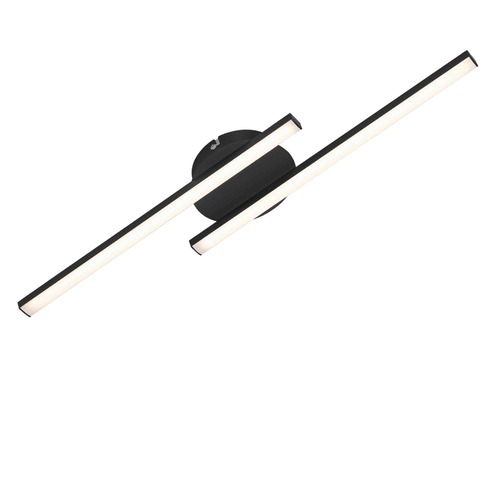Dekorativní - BRILO 3448-015 LED nástěnné a stropní svítidlo, 55,5 cm, 12 W, černá - BRILO - foto 1