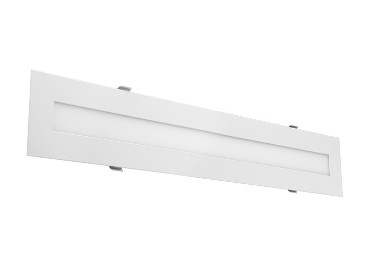 Zapuštěná - CEN PRL-186030 LED panel P-QUADRO zapuštěný do SDK. 600x100x8mm 18W 3000K 700Lm 120d IP20. - CENTURY - foto 1