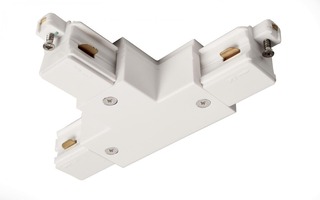 Lišty a příslušenství - IMPR 720026 Deko-Light 1-fázový kolejnicový systém, D One T-spojka, pravé-levé-levé, 220-240V bílá RAL 9016 121 mm - LIGHT IMPRESSIONS
