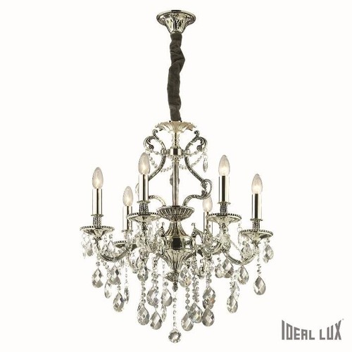 Dekorativní - ILUX 044927 Závěsné svítidlo Ideal Lux Gioconda SP6 argento 044927 - IDEALLUX - foto 1