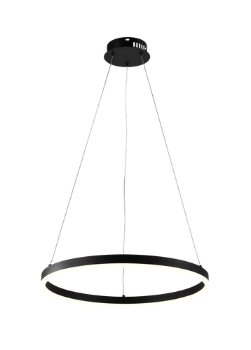 LED přívěšek - LED závěsná lampa 22W černá - foto 1