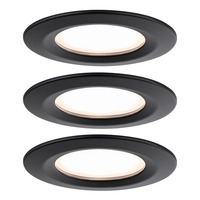 Koupelnová - P 93081 LED vestavné svítidlo Nova Plus Coin základní sada nevýklopné IP44 78mm Coin 3x6W 230V stmívatelné 2700K - PAULMANN