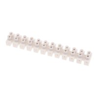Svorkovnice a WAGO svorky - Svorkovnice lámací 12x2,5mm2 bílá