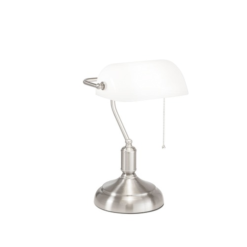 Stolní lampy dekorační - FAN I-MARSHALL-L-BCO Stolní lampa Marshall, bílá, 1 x E27, 26 x 18 x 40 cm - FANEUROPE - foto 1