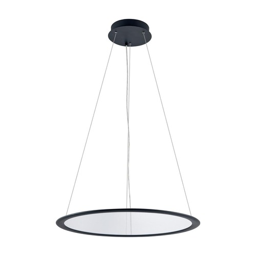 Kruhová - IMPR 342252 Deko-Light závěsné svítidlo LED panel čiré kulaté 50W DIM 3000/3500/4000K černá - foto 1