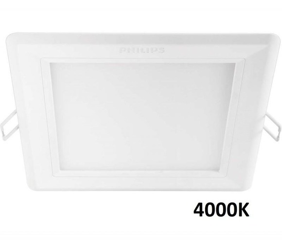 Hranatá - PH 59832/31/P3 LED Bodové zápustné svítidlo Philips Hadron 59832/31/P3 bílé 4000K 14cm - PHILIPS (915005509401) - foto 1