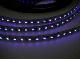 Potravinářské, UV a speciální LED pásky - UV LED pásek 9,6W original UV čip