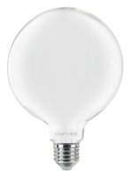 E27 - CEN INSG125-102760 LED FILAMENT GLOBE 125mm SATÉN 10W E27 6000K 1055Lm 360d 125x174mm IP20  - CENTURY