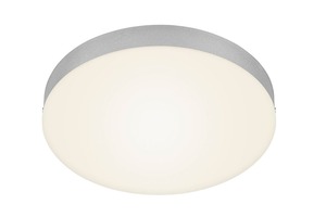 Kruhová - BRI 7066-014 LED stropní svítidlo, pr. 27,8 cm, 21 W, stříbrná - BRILONER